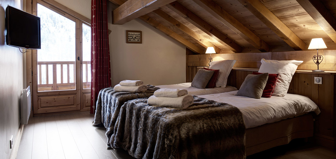 Chalet L'Arbalète bedroom