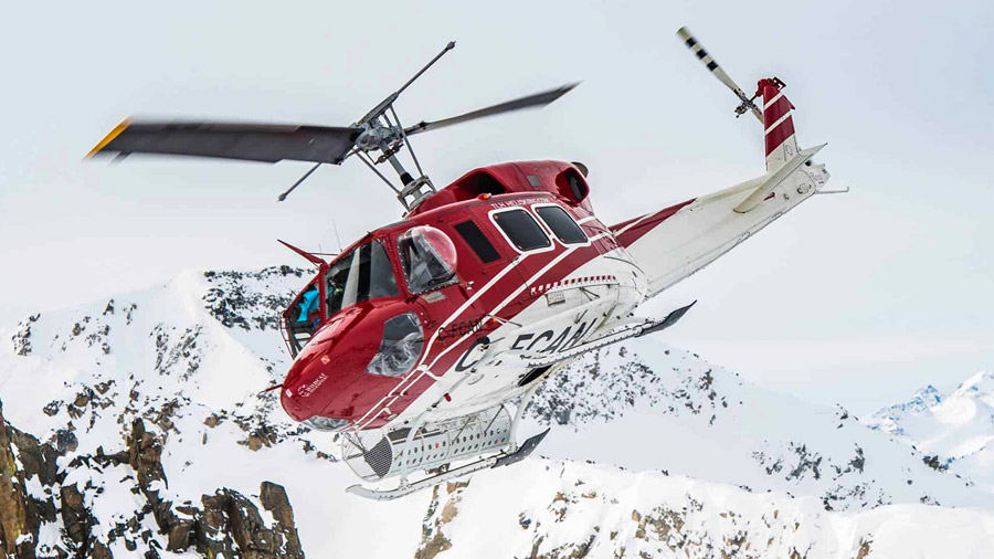 Helicopters to Meribel