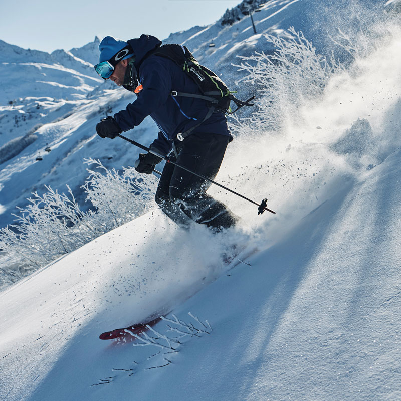 Advanced skiing in Méribel