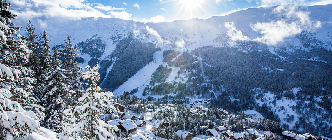 Meribel, live snow forecast