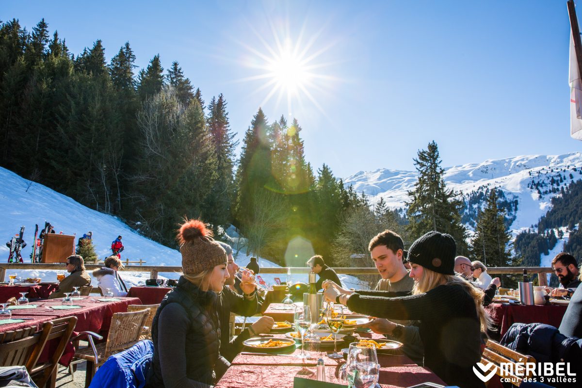 Eating out in Meribel