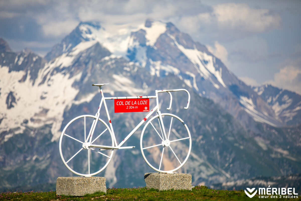 cycling in Meribel - Col de la Loze