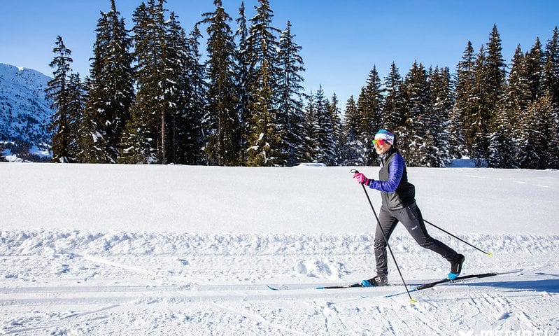 Ski touring in Meribel