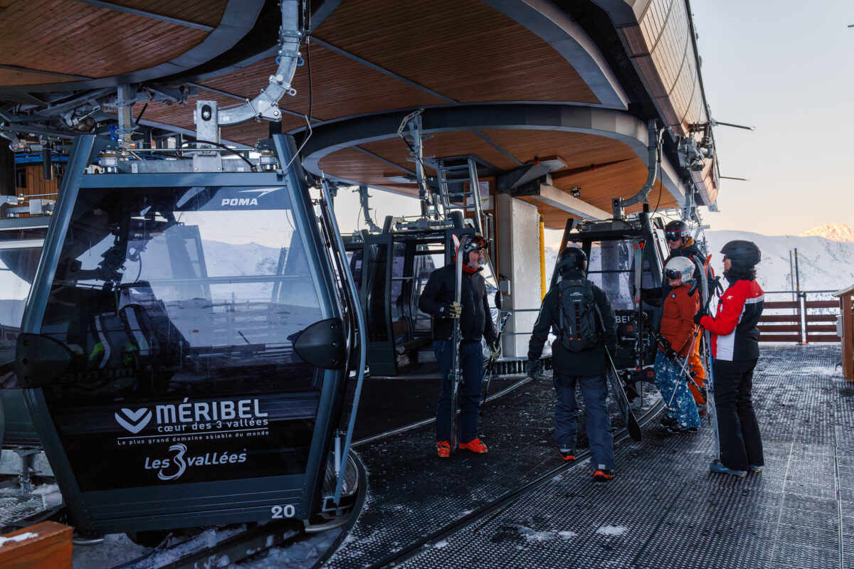 Sailure Express Gondola in Meribel 
