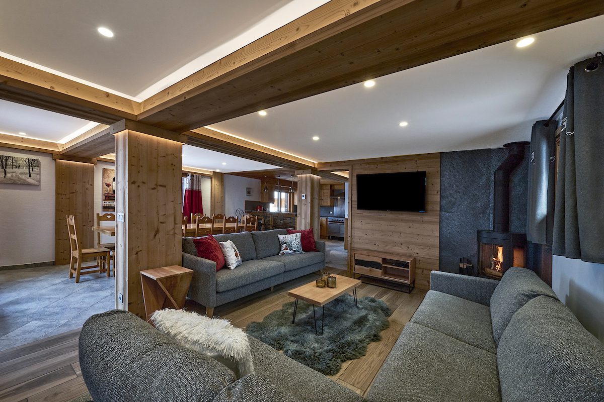 large ski chalets in Meribel Village