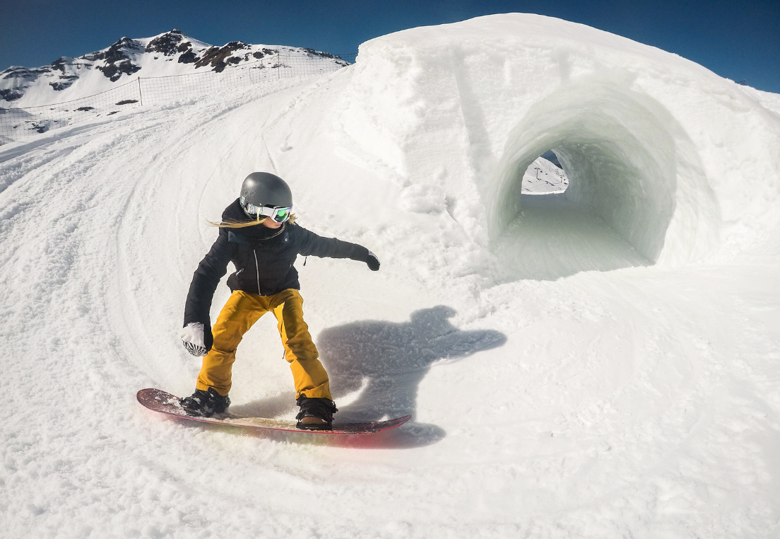 Snowboarding in Meribel - Best Snowboarding Spots 5 Elements Park Meribel