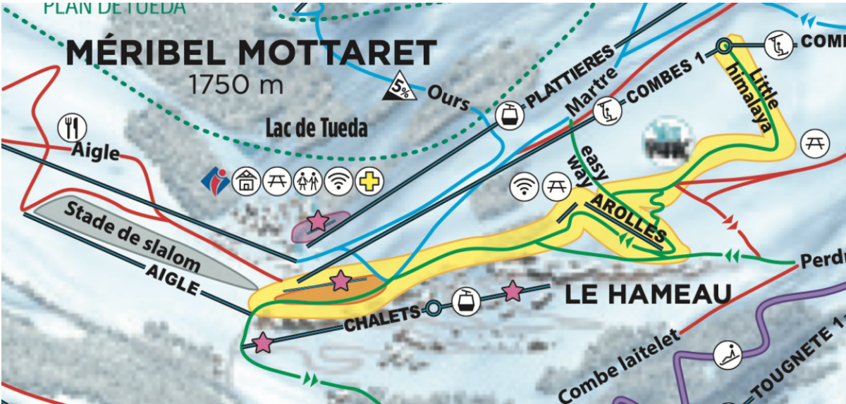 Meribel beginners slopes - Zen Zone