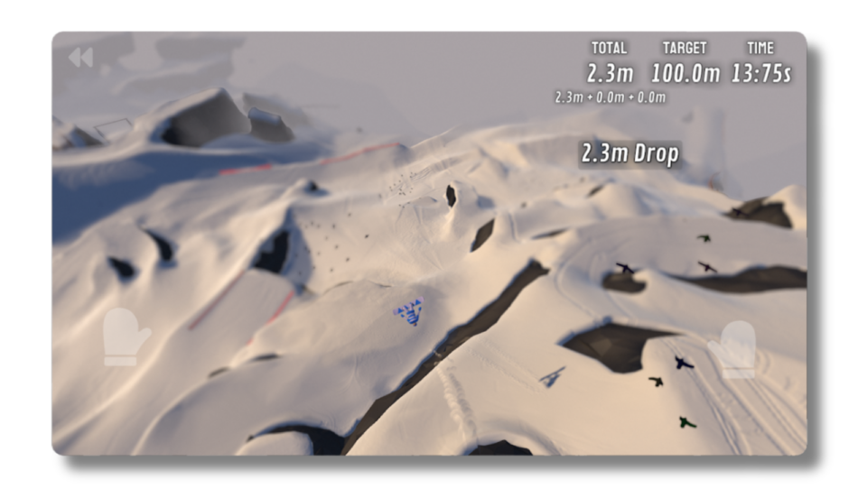 Great Mountain Adventure Ski Game App - In Game Demo