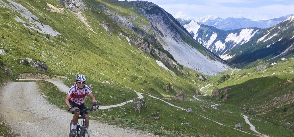 Biking in Meribel 01