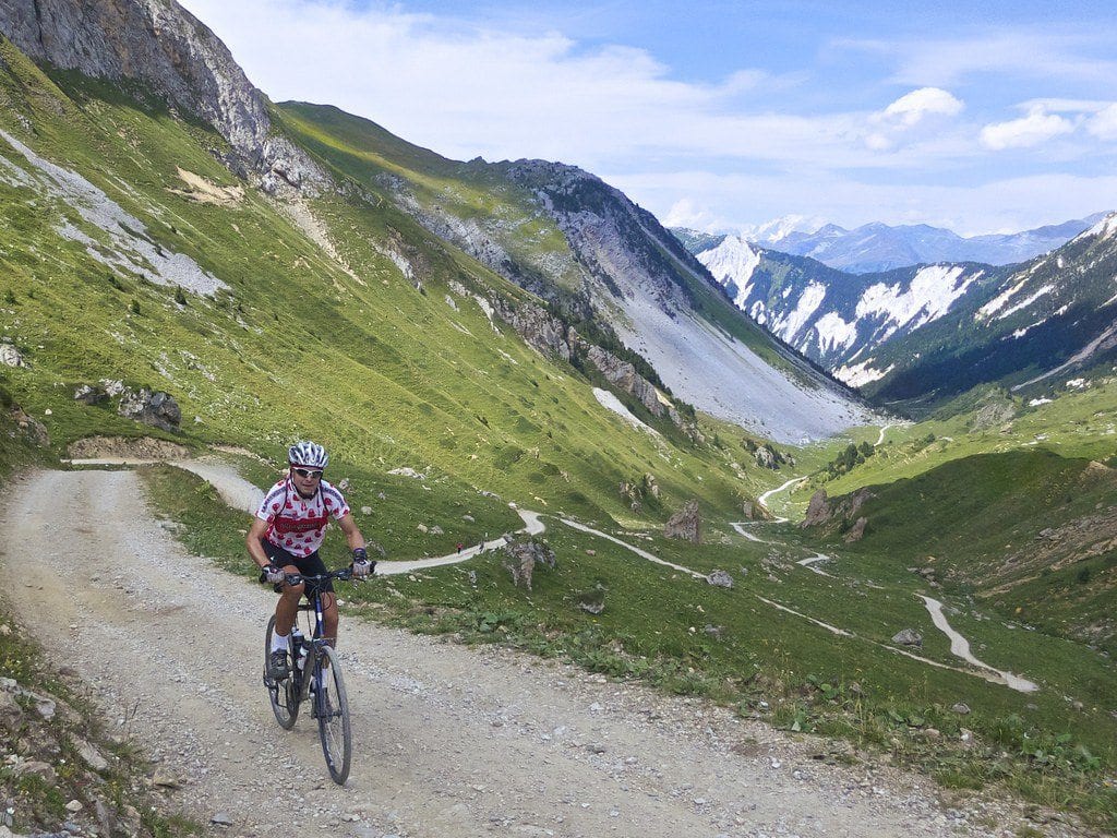 Biking in Meribel in Summer