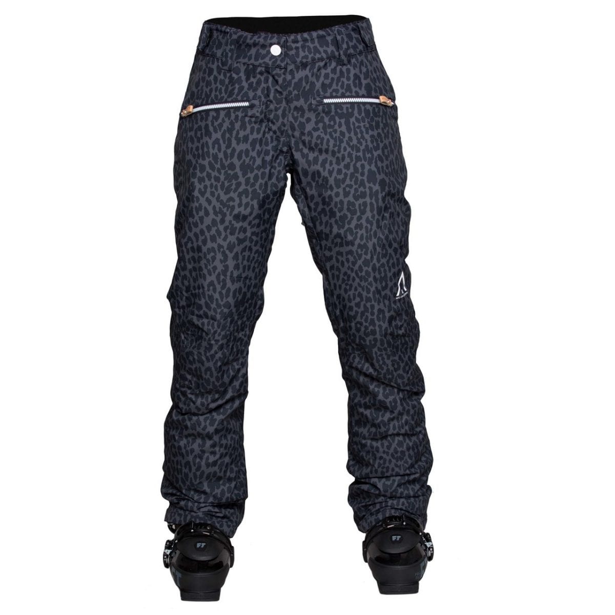 leopard print ski pants